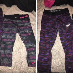 Nike tights and sports bras